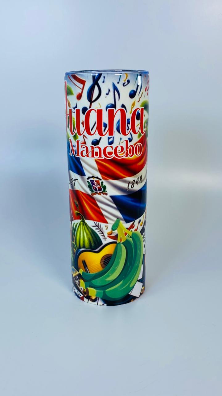 Skinny personalizado con diseño dominicano 2