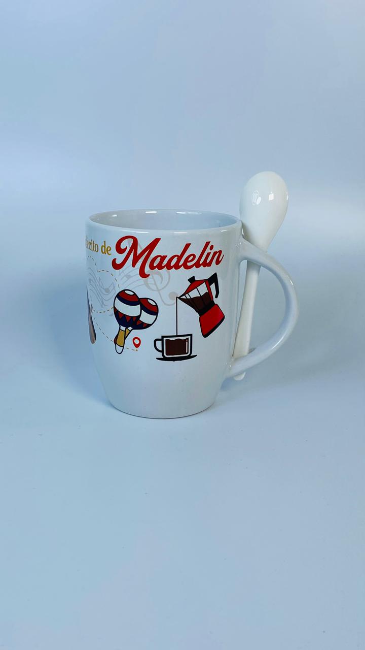 Taza con cuchara Dominicanisima 3
