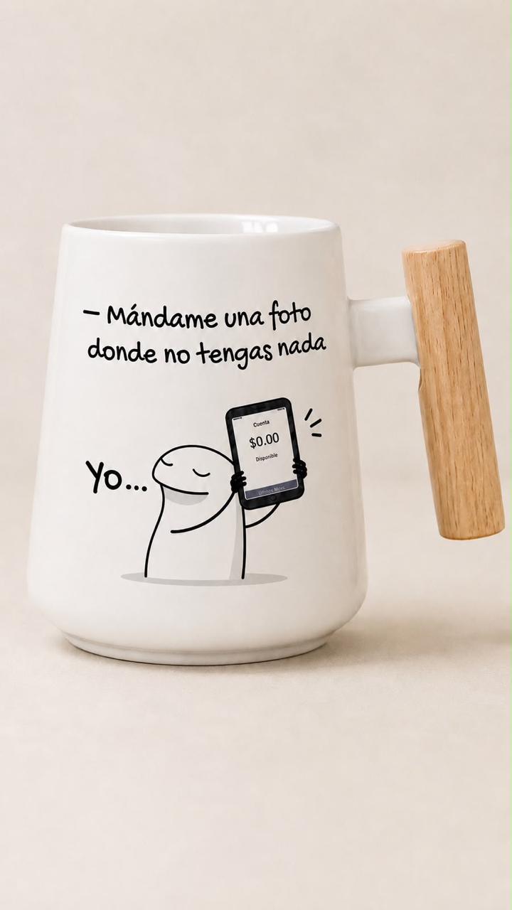 Taza aza de Bambú Nada