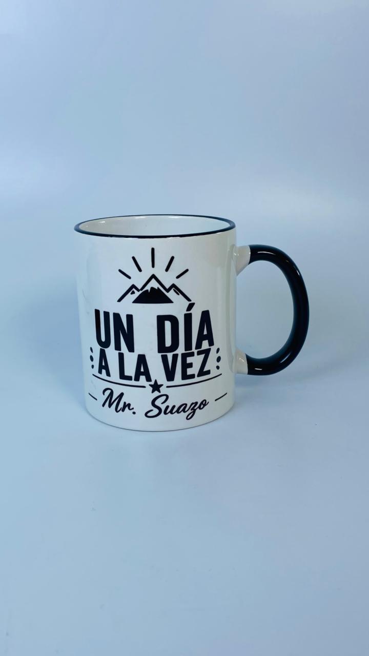Taza Blanca Aza Negra Modo trabajo 2