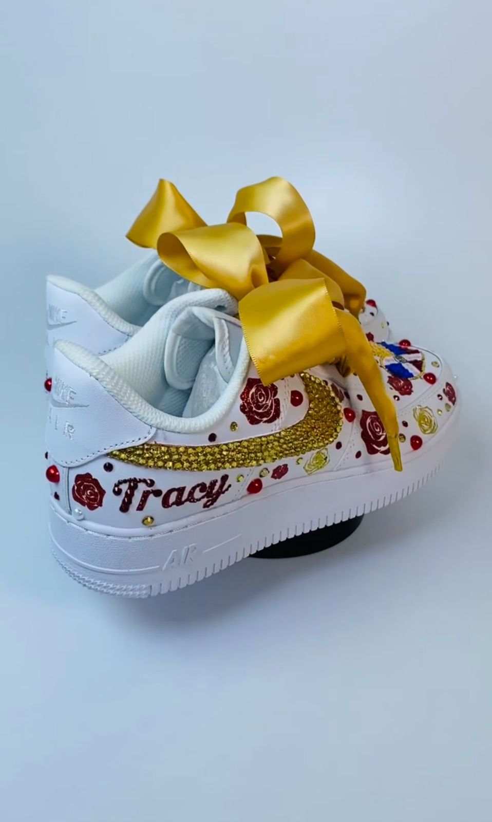 Tenis Blancos Quinceañera Flores 2