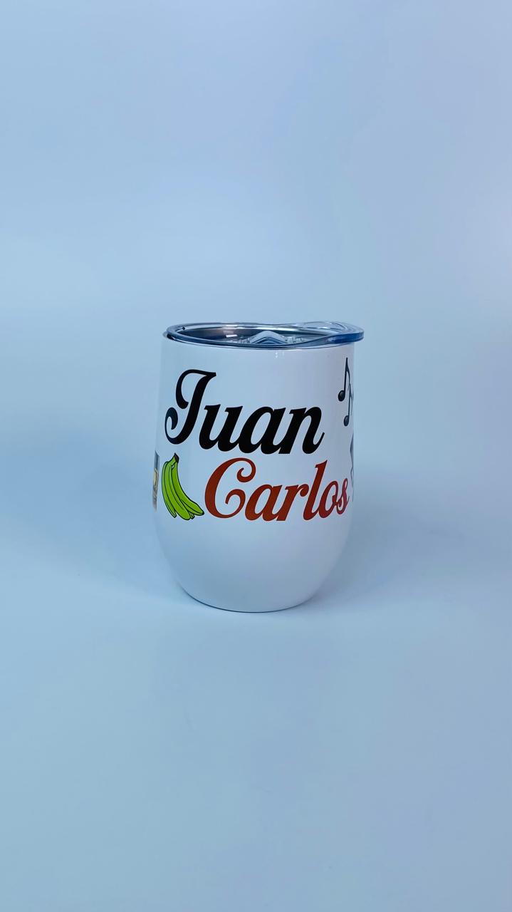 Wine Cup con diseño de gallo 3